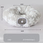 Plush Tunnel Cat Bed