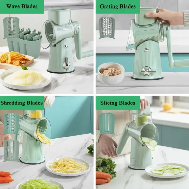 Rotary Cheese Grater and Shredder