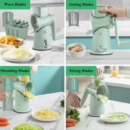 Rotary Cheese Grater and Shredder